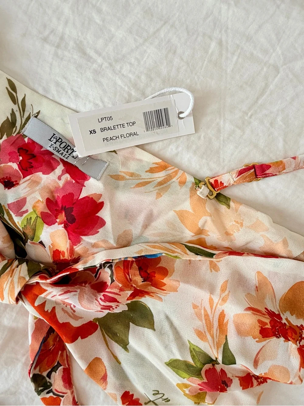NWT - XS La Porte Tie-Front Crop Top (part of Maxi Set)